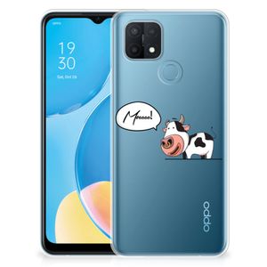 OPPO A15 Telefoonhoesje met Naam Cow