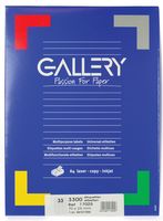 Gallery witte etiketten ft 70 x 25 mm (b x h), rechte hoeken, doos van 3.300 etiketten - thumbnail