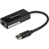 StarTech.com USB 3.0 naar gigabit Ethernet-adapter NIC met USB-poort zwart