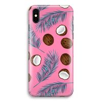 Kokosnoot roze: iPhone Xs Volledig Geprint Hoesje - thumbnail