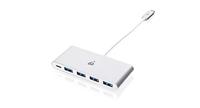 IOGEAR USB-C naar 4-poorts USB-A Hub - USB-C 60W doorvoer - Compatibel met Thunderbolt 3 - Type-A-poort (5 Gbps) - GUH3C4PD