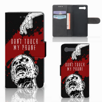 Sony Xperia X Compact Portemonnee Hoesje Zombie Blood