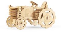 Kikkerland 3D-puzzel Tractor 15 x 9 cm hout bruin