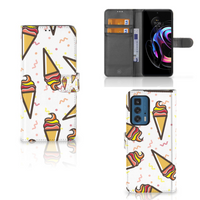 Motorola Edge 20 Pro Book Cover Icecream - thumbnail