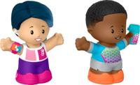 Fisher-Price Little People Barbie Peuter Speelgoed Wellness Figuur Pack, 2 Personages voor Pretend Play Leeftijd 18+ Maanden