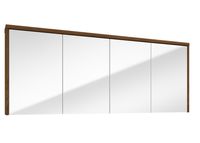 Fontana Basic spiegelkast 157cm met 4 deuren walnoot