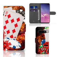 Samsung Galaxy S10 Plus Wallet Case met Pasjes Casino - thumbnail