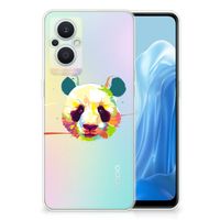 OPPO Reno8 Lite Telefoonhoesje met Naam Panda Color