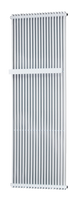 Vipera Corrason enkele badkamerradiator 60 x 180 cm centrale verwarming hoogglans wit zijaansluiting 2.059W