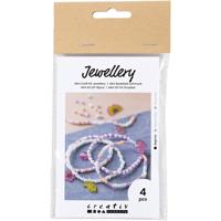 Creativ Company Mini Hobbyset Sieraden Krimpfolie Armbanden Paars