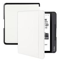 Lunso - sleepcover hoes - Geschikt voor Kobo Forma (8 inch) - Wit