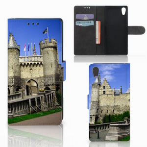 Sony Xperia XA1 Flip Cover Kasteel