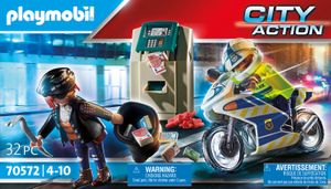 Playmobil City Action 70572 Politie-motorfiets: Achtervolging van de geldgever