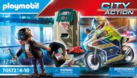 Playmobil City Action 70572 Politie-motorfiets: Achtervolging van de geldgever - thumbnail