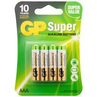 GP Batteries Gp Batterij Super Alkaline Aaa A4