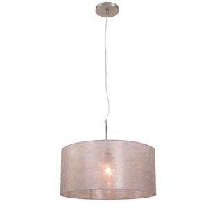 Steinhauer Hanglamp Stresa met 50cm zilvergrijze kap 9887ST