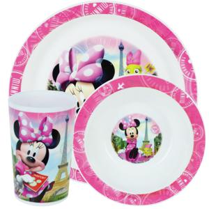 Kinder ontbijt set Disney Minnie Mouse 3-delig van kunststof