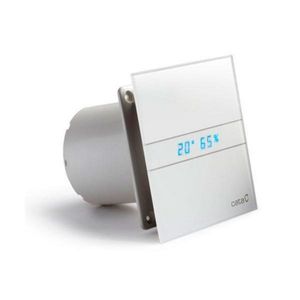 Badkamer Ventilator Cata E-150 GTH LED Axial Timer En Vochtsensor 150 mm 10W/19W Wit Cata