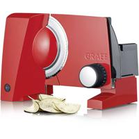 Graef S 10003 snijmachine Electrisch 170 W Rood Aluminium - thumbnail