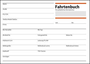 Sigel FA614 DIN A6 liggend Ritregistratieboek Aantal paginas: 40 1 stuk(s)