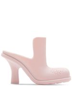 Burberry mules Highland en caoutchouc - Rose