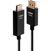 Lindy 40927 video kabel adapter 3 m DisplayPort HDMI Type A (Standaard) Zwart