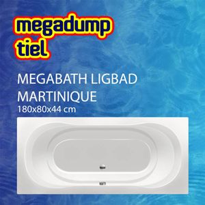 Ligbad Martinique 180X80X44 cm MegaBath