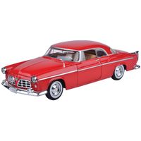 Modelauto Chrysler C300 1955 rood schaal 1:24/23 x 8 x 6 cm - thumbnail