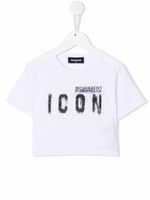 DSQUARED2 KIDS t-shirt Icon à logo imprimé - Blanc