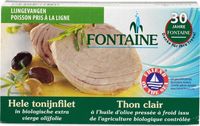 Tonijnfilet in olijfolie bio