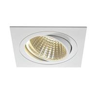 SLV plafondinbouwarmatuur NEW TRIA 1 SET/ledspot, schijnwerper, plafondspot, plafondarmatuur, inbouwarmatuur, binnenverlichting / 3000K 29 W 2500 lm wit dimbaar 30 graden,wit