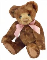Clemens knuffelbeer Teddy Norick junior 30 cm pluche donkerbruin