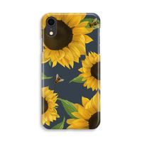 Sunflower and bees: iPhone XR Volledig Geprint Hoesje - thumbnail