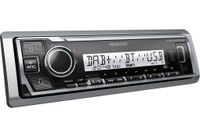 Kenwood KMR-M508DAB Autoradio enkel DIN Aansluiting voor stuurbediening, Bluetooth handsfree, DAB+ tuner, Spatwaterdicht - thumbnail