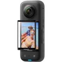 Insta360 X3 Screenprotector, premium beschermfolie voor kristalheldere weergave, eenvoudige installatie en antikrastechnologie, compatibel met de X3-camera, 1 stuk