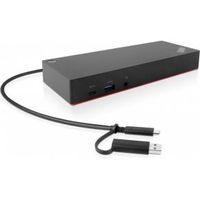 Lenovo 40AF0135EU notebook dock & poortreplicator Bedraad Zwart - thumbnail