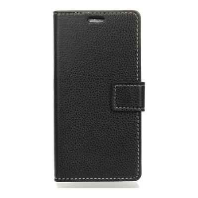 Shop4 - Samsung Galaxy S10e Hoesje - Wallet Case Lychee Zwart Shop4 - Samsung Galaxy S10e Hoesje - Wallet Case Lychee Zwart