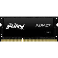 Kingston FURY Impact Werkgeheugenmodule voor laptop DDR3L 8 GB 1 x 8 GB 1866 MHz 204-pins SO-DIMM CL11 KF318LS11IB/8 - thumbnail