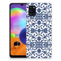 Samsung Galaxy A31 TPU Case Flower Blue