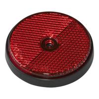 Pro Plus Reflector - set 2x - rood - schroefbevestiging - 60mm - rond   - - thumbnail