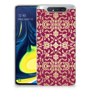 Siliconen Hoesje Samsung Galaxy A80 Barok Pink