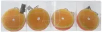 Decoris tafelkleedgewicht polyresin sinaasappel 5x5x3cm oranje