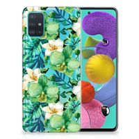 Samsung Galaxy A51 TPU Case Orchidee Groen