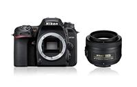 Nikon D7500 Digital SLR in DX-formaat met Nikon AF-S DX 35 mm 1:1,8 (20,9 MP, EXPEED 5-processor, AF-systeem met 51 meetvelden, ISO 100-51.200, 4K UHD video incl. timelapse video)