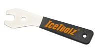 IceToolz conussleutel 13 mm 20 cm zilver/zwart