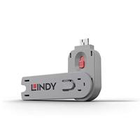 LINDY 40620 sleutel voor USB-poort slot, roze
