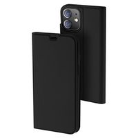 Dux Ducis Skin Pro iPhone 12/12 Pro Flip Case - Zwart