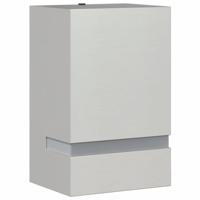 vidaXL Buitenwandlamp roestvrij staal zilverkleurig, tuinlamp, wandlamp buiten, wand lamp, muurlamp, wandverlichting, buiten wandlamp, muur lamp