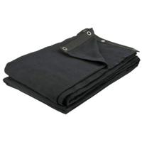 Showtec Dekomolton Backdrop achtergrond zwart (6 x 3 mt)