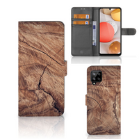 Samsung Galaxy A42 5G Book Style Case Tree Trunk - thumbnail